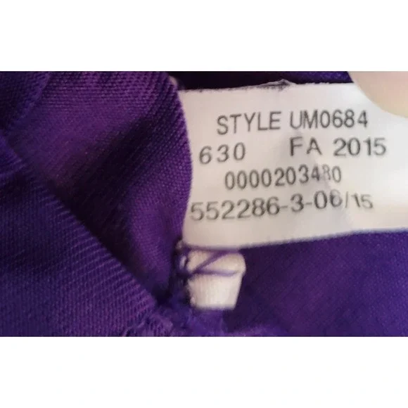 Under Armour JMU Dukes‎ Purple Heatgear Quarter Zip Pullover Men's 2XL - Picture 9 of 9